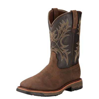 Ariat WorkHog Kahverengi Iş Ayakkabıları Erkek (40231-394)